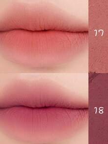 Rom&nd Romand BLUR FUDGE TINT 17 PEACH DOWN 唇釉，啞光唇釉，輕盈奶油質地，易於塗抹，持久顯色，高顯色度，不乾澀，絲絨順滑，啞光妝效，易於暈染，韓系彩妝，韓國化妝品，禮品套裝 - 17 PEACH DOWN - 查看 9