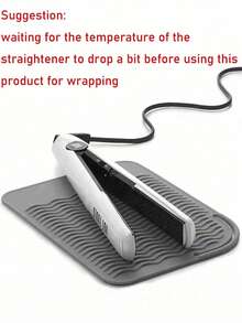 1pc Silicone Heat Styling Tool Mat, Universal Size Heat Resistant Pad For Storing And Travel, Heat Styling Tool Mat, Heat Resistant Silicone Styling Mat For Storage And Insulation, For Straightener, Iron And Curler, Use This Non-Slip Silicone Heat-Resistant Mat To Protect Your Styling Tools - Nhiều màu - Xem 2