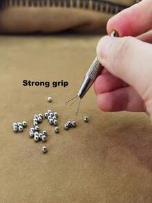 Precision 4-Jaw Jewelry Tweezers – Stainless Steel Gem And Rhinestone Holder, Ergonomic Metal/Aluminum Tool Designed For Jewelry Making And Small Parts Processing, Essential Craft Supplies | Fashion Style Tweezers | Hand Tools