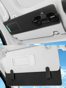 Car Sun Visor Extenders Available In 5 Colors, Anti-Glare, Sun Protection, UV Protection, A Must-Have For Blocking The Sun, Adjustable Back Clip, Suitable For Various Car Models, Car Interior Accessories. - Multicolor - View 5