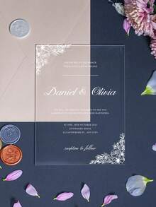 Thiệp mời cưới bằng acrylic tùy chỉnh: Thiệp mời cưới họa tiết hoa, Thiệp mời cưới bằng acrylic, Thiệp mời cưới kiểu Tuscan, Thiệp mời cưới mờ, Thiệp mời cưới acrylic hiệu ứng nổ sao: Thiết kế thanh lịch và tối giản. Quà tặng ngày Valentine, Thiệp mời cưới bằng acrylic: Thiệp mời dự tiệc thanh lịch tùy chỉnh, Thiệp mời cưới bằng acrylic trong suốt, Thiệp mời sinh nhật tùy chỉnh, Thiệp mời tiệc cưới/tiệc ngoài trời tùy chỉnh. - Nhiều màu - Xem 20