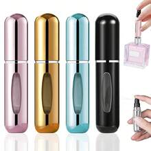 4pcs Portable Perfume Atomizers - Refillable Travel Perfume Bottles 5ml Spray Bottles - Refillable Mini Perfume Bottles - Refillable Leak-Proof Travel Perfume Atomizers - Nhiều màu - Xem 7