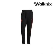 Adidas Bayern Munich Color Block Striped Embroidered Tapered Sports Pants Black Bottoms Men - Multicolor - View 1
