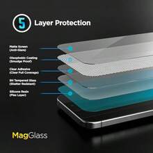 DMagglass for  Galaxy S25 Matte Screen Protector Fingerprint Sensor Compatible Anti Glare Tempered Glass (Applicator Included) - como en la foto - Ver 4