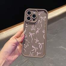 1 Stück, rosa Schmetterlingsknotenmuster, minimalistische modische Handyhülle, Geschenk für iPhone12/13/14/15/16/17/Air/Pro/Plus/Pro Max, Valentinstagsgeschenk. - Verschiedenfarbig - Übersicht 6