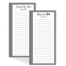 2 Packs Magnetic Notepads For Refrigerator, 100 Pages/Book Grocery List Magnet Pad For Fridge, Design Magnetic Grocery List Pad For Fridge, Grocery List Notepad, To-Do Memos, List(8 X 20.3cm) - White - View 1