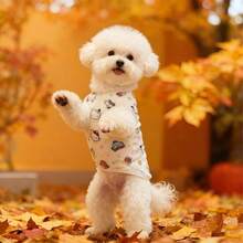 Sanrio 3pcs Hello Kitty Christmas Cat & Dog Plush T-Shirt, Thick & Soft, Printed With Hello Kitty Pattern, Clean & Comfortable, Hand Washable & Reusable, Warm, Suitable For Small Pets, Can Be Used As Pet Vest, Ideal Holiday & Christmas Gift For Small Pets, Also Great For Party Photo Shoots - Multicolor - View 12