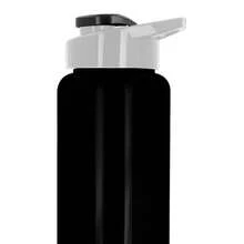 PromoClick Sports Bottle - Solid Black - View 2