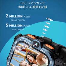 LOKMAT APPLLP 4 MAX Smartphone Watch With 2.02-Inch Screen, Supports 4G/5G Phone Cards, Compatible With Android And Phone Devices, HD Dual Cameras, Cellular Data Network And Wi-Fi Network Connection, Third-Party Application Download, And Android 8.1 System - APPLLP 4 MAX - View 7