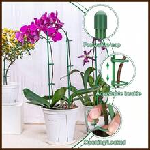 130 Unidades Soporte para Plantas con 20 Soportes para Plantas, Equipado con 40 mosquetones, con 20 Tubos de extensin, Soportes para Plantas - Verde - Ver 5