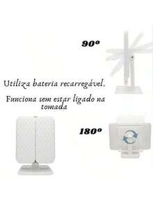 2X/3X Magnifying Mirror, Vanity Dressing Table With LED Lighting, Foldable, Makeup 78068 - 白色 - 查看 8