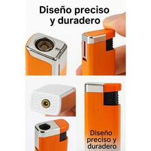 2 piezas encendedores de soplete antorcha recargable para cocina - Multicolor - Ver 7