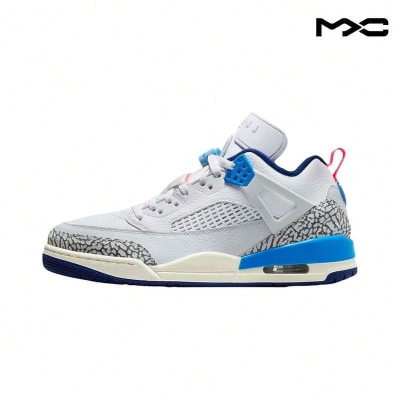 Air Jordan Spizike Low 'White Blue Void' Hot-Lava Pure-Platinum Sneakers Men FQ1759-110 - Nhiều màu - Xem 1