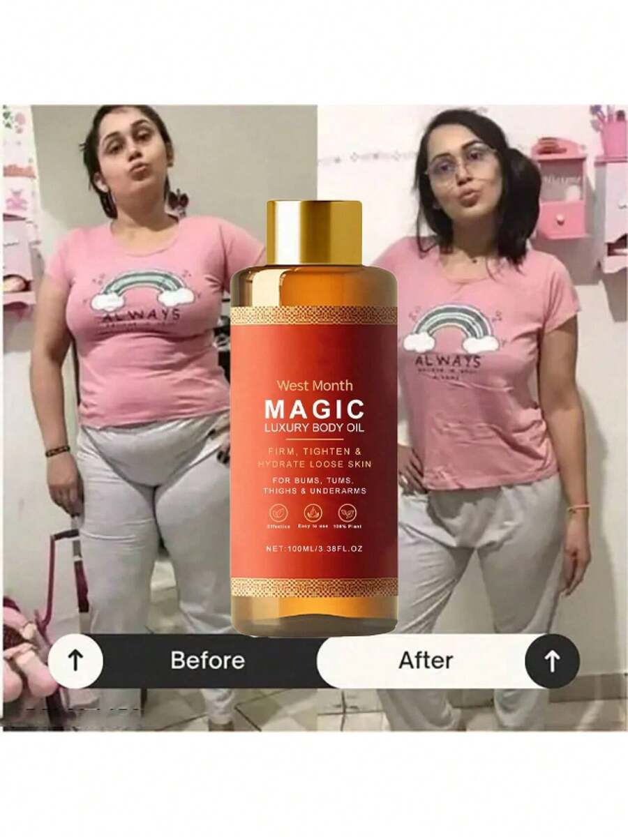Body Moisturizing Oil - Daily Hydration, Firming, Moisturizing & Radiance-Boosting Body Massage Oil - 1pcs - View 1