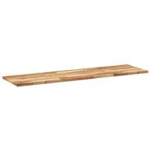 Floating Shelf 160x40x2 Cm Oil Finished Solid Wood Acacia - Brown - View 4