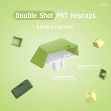 ATTACK SHARK 112键定制ABS双色注塑键帽套装，OEM高度，兼容61/68/87/98/100/104键TKL、60%及全尺寸机械键盘，适配Cherry MX/Gateron/Outemu十字轴，美式布局 - 彩色 - 查看 3