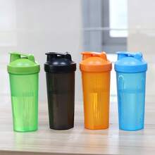 Marked Plastic Sports Water Bottle, Portable Tumbler