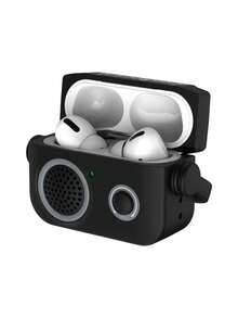 Fashionable New Business-Suitable 4 Earphone Protective Case, Apple Pro 2 Creative Retro Radio Design With Lock Cap, Silicone Anti-Drop Earphone Cover Compatible With Airpods 2/3