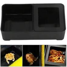 2-In-1 Anti-Escape Food & Water Feeder, Spider Lizard Insect Reptile Breeding Supplies, Plastic Reptile Feeding Bowl, Dual Compartment Structure - Feeding Bowl - View 1