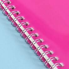 Set Of 4 A5 Colorful Spiral Notebooks, Stylish Student Classroom Notebooks, Office Thick Lined Notepads - Multicolor (4-book Set) - View 2