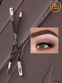 beauty glazed 防水眉笔，持久妆效，打造完美眉形，专业精准塑形，通用眉笔 - #01 - 查看 2