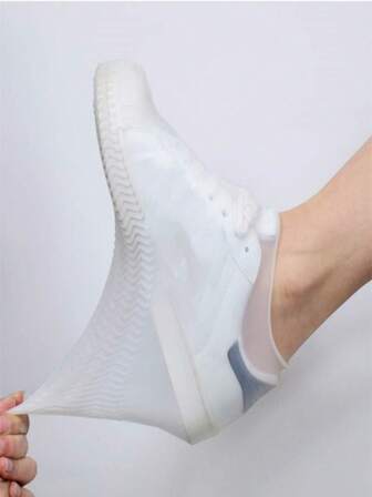 1/3 Piezas, Cubiertas de zapato de silicona reutilizables para hombres y mujeres - Cubiertas de zapato impermeables y antideslizantes para viajes, diseño flexible y transparente para cubrir botas para exteriores, accesorios livianos de lluvia para senderismo/campamento, verano, playa, viajes, protección impermeable y antideslizante, Navidad, regalos de Navidad, hogar, regalos personalizados, habitación