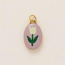 1件INS风时尚冰淇淋、芭蕾舞鞋、吉他、铲子、酒瓶、游戏机、甜甜圈造型不锈钢18K镀金DIY吊坠，可作项链、手链、耳环、钥匙扣、包包饰品、女士珠宝配饰、钱包挂饰、礼物 - 彩色 - 查看 15