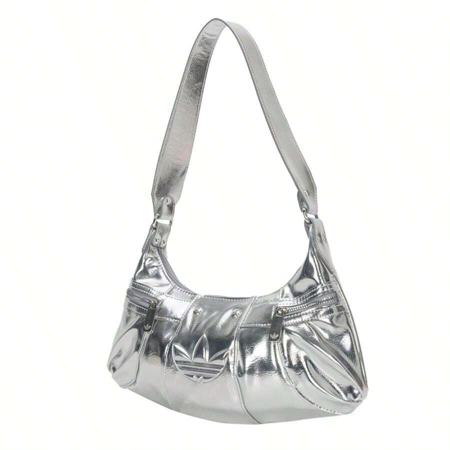 Adidas Bolso bandolera casual para mujer, estilo KC2771 - plata metálica - Ver 1