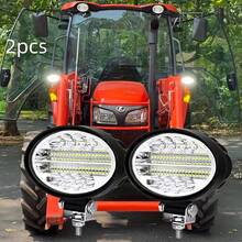 5.5 Inch Oval LED Tractor Light, Offroad Light Motorcycle Work Lamp, 12V 24V LED Pods Light For Car Off Road Boat Truck 4x4 SUV ATV