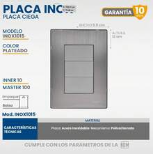 iGoto INOX1015 Ciega, Acero Inoxidable, Color Plata - 1 - Ver 4