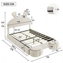 Bed Frames - White - View 4