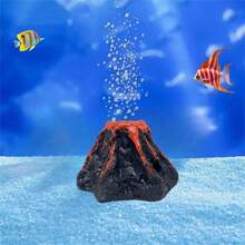 1PC Aquarium Decor,Aquarium Volcano Bubbler Stone, Fish Tank Decoration Which Can Provide Oxygen And Create Beautiful Bubbles, Suitable For Small Fish Tanks,Aquarium Accessories(Without Air Pump) - Multicolor - View 9