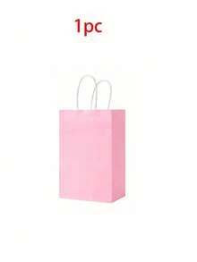 1/5/10pcs Custom Gift Bags With Handles, Reusable Paper Bags, Small/Medium Size, Commercial Use, Retail Product Bags, Birthday Party Gift Bags, Wedding Gift Bags, Party Favor Bags, Minimalist & Stylish, Customizable, Personalized, Anniversary Exclusive - Multicolor - View 12