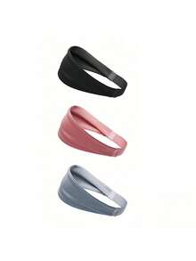 Sweatband Sports Headband For Basketball Cycling Outdoor Fitness Yoga, Moisture Wicking, Unisex - Multicolor - View 16