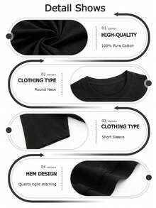 Funny Gamer Graphic Tee For Boys, Black Cotton T-Shirt With "Will Do Chores For Robux" Print, Cool Game Coins Design, Casual Short Sleeve Top For Kids And Teens, Perfect Gift For Video Game Lovers,Funny Italian Kids T-Shirts - 黑色 - 查看 5