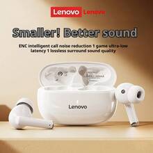 Lenovo 联想 TA210 蓝牙耳机，降噪，深沉低音，立体声，独立麦克风，超长续航，低延迟，适用于游戏、音乐、运动，无线入耳式耳机 - 櫻花白 - 查看 7