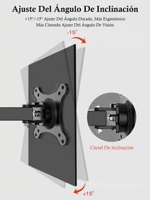 Soporte De TV Monitor Pantalla Vesa Articulado De 17 A 47 Pulgadas - Negro - Ver 4