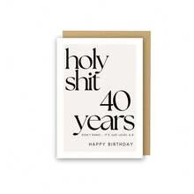 40th Birthday Card, "Oh My God!" Happy 40th Birthday, Fun 40th Birthday Cards, Suitable For Family, Friends, Or Anyone, Meaningful Birthday Cards - Multicolor - View 10