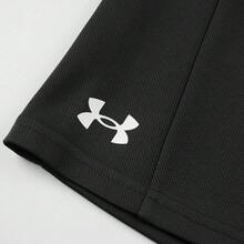 Under Armour 速干短裤，男女通用，适合训练、健身、跑步、休闲运动，及膝长度 24500203 - 黑色 - 查看 5