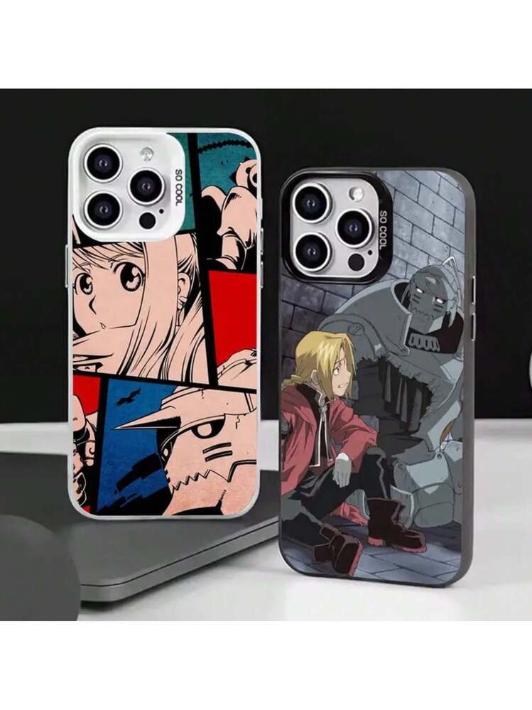 Fullmetal Alchemist Anime Phone Case For IPhone 17 16 15 14 13 12 11 Pro  Max Plus Color Shockproof Back Silver Cover | SHEIN USA