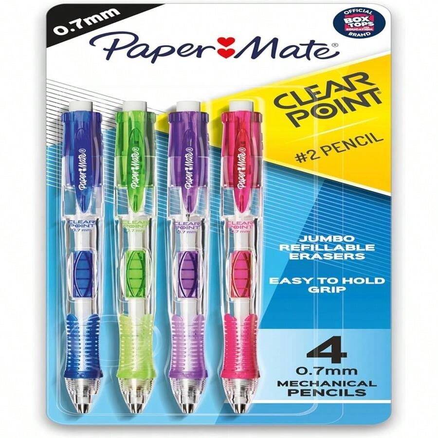 Paper Mate Clearpoint Mechanical Pencils 07mm HB #2 Pencil Set Art ...