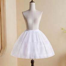 1pc Women's Anime Lolita Chiffon Crinoline Petticoat, Adjustable Lolita Bridal Carmen Cage Cosplay Costume Accessory