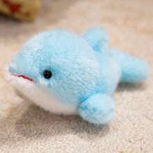 1pc Cute Cartoon Ocean Series Plush Doll, Walrus, Dolphin, Seal, Shark, Whale Stuffed Animal Doll, Mini Desktop Companion, Learning Doll, Stress Relief, Children's Birthday Gift - Multicolor - View 16