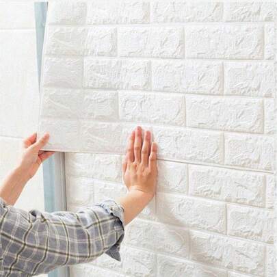 5/10/20pcs 3D Wall Panels, Easy Installation, Modern Minimalist Style Wallpaper, Suitable For Home, Office, Living Room, Bedroom, DIY Wall Decor