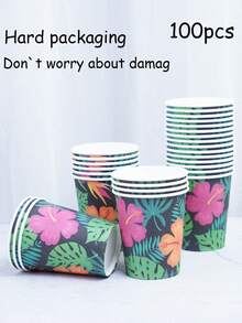 Juego de bandejas desechables con tema de orquídeas, que incluye vasos de papel de 9 pulgadas y 7 pulgadas. Adecuado para diversas ocasiones como clubes, fiestas, picnics, bodas, banquetes familiares y suministros para fiestas. Adecuado para la decoración de la cocina y el comedor, así como para la decoración de fiestas. Este es un conjunto de platos y vajilla desechable para recepciones. Fiesta de boda, diseño. - Multicolor - Ver 6
