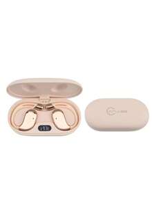 Open Ear Bluetooth Headphones - Comfortable, Lightweight, Long Battery Life, Type-C Charging - 米色 - 查看 5