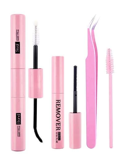 [A Complete Set Of Tools]All The Tools Needed From Wearing To Removing Are Included In The Set, Eyelash Glue Does Not Need To Wait, It Can Be Applied To The Eyes In 0 Seconds, And Lasts For Up To 48 Hours, And The Sealing Layer Can Increase The Duration Of Eyelashes To 72 Hours , The Eyelashes Can Be Easily Removed Within 30 Seconds Without Damaging The Eyes, Allowing You To Easily Obtain A Salon-Level Grafting Experience At Home.
