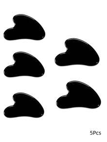 1件玉石刮痧按摩板,面部按摩器,刮痧板,适用于面部、颈部、背部和身体 - 彩色 - 查看 19