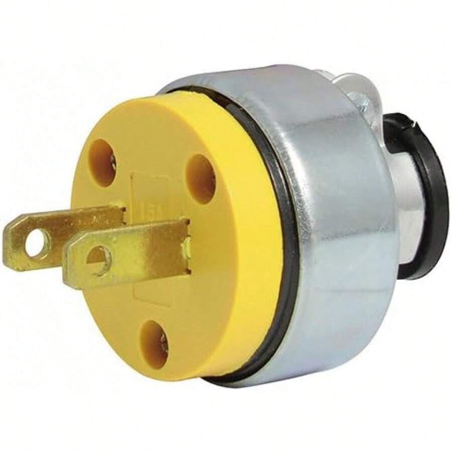 Surtek 136505 Clavija blindada con abrazadera polarizada, color amarillo - 1 - Ver 1