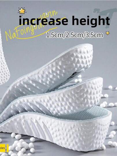 Semelles surélevées de 7 cm : pour hommes et femmes, rehausseurs invisibles et dissimulés, convient aux baskets, isolation non fatigante. Idéal pour la Saint-Valentin, les chiots, le carnaval, les chaussures, les choix de printemps et d'été, les cadeaux pour demoiselles d'honneur, la décoration de chambre, la plage, les voyages, pour les hommes, pour les femmes, les vacances, la Journée de la femme, les articles de voyage, les faveurs de mariage, le style Y2K, la décoration de chambre, les accessoires automobiles pour femmes, la décoration de cuisine, les articles mignons